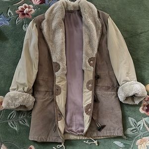 Women’s Suede Leather Coat